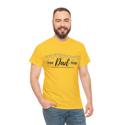 Spread Love and Warmth: "Free Dad Hugs" Shirt T-Shirt Printify Daisy S 