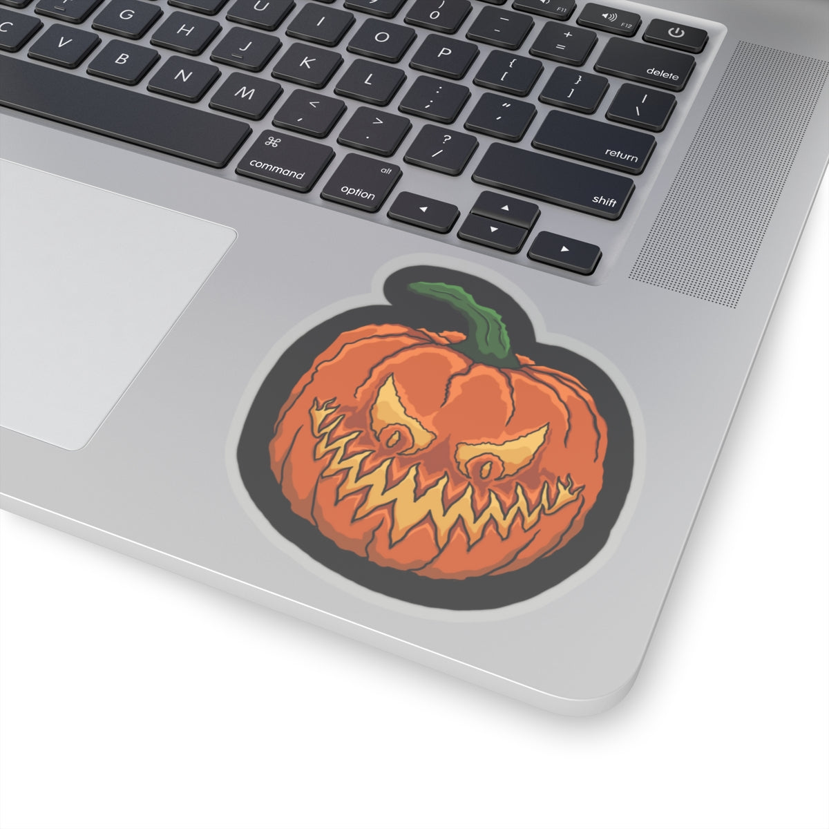 Jack o lantern Kiss-Cut Sticker Paper products Printify   