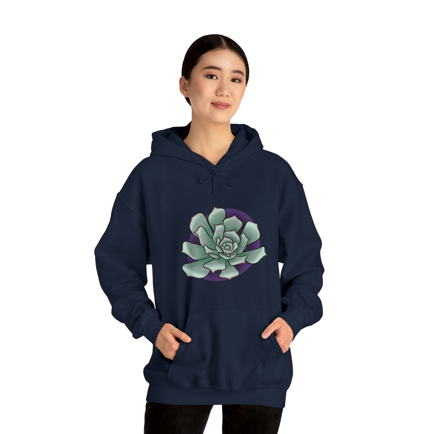 succulent Unisex Heavy Blend™ Hooded Sweatshirt Hoodie Printify   