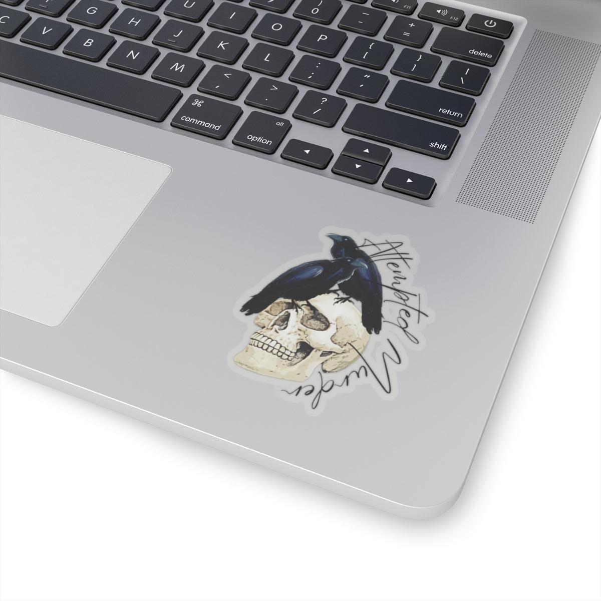 Crow Skull Kiss-Cut Stickers