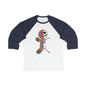 Do you know the muffin man? Unisex 3\4 Sleeve Baseball Tee Long-sleeve Printify White/ Navy S 