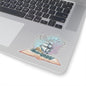 Sailing fantasy book Kiss-Cut Sticker Paper products Printify 4" × 4" Transparent 