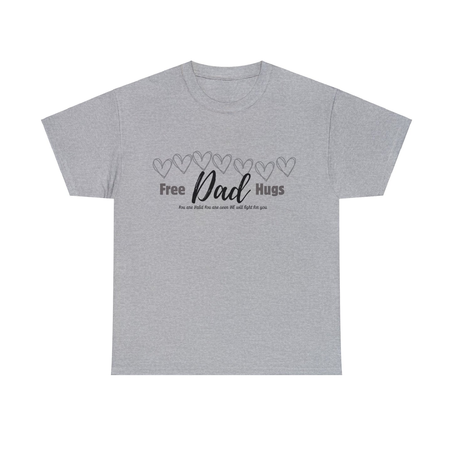 Spread Love and Warmth: "Free Dad Hugs" Shirt T-Shirt Printify   