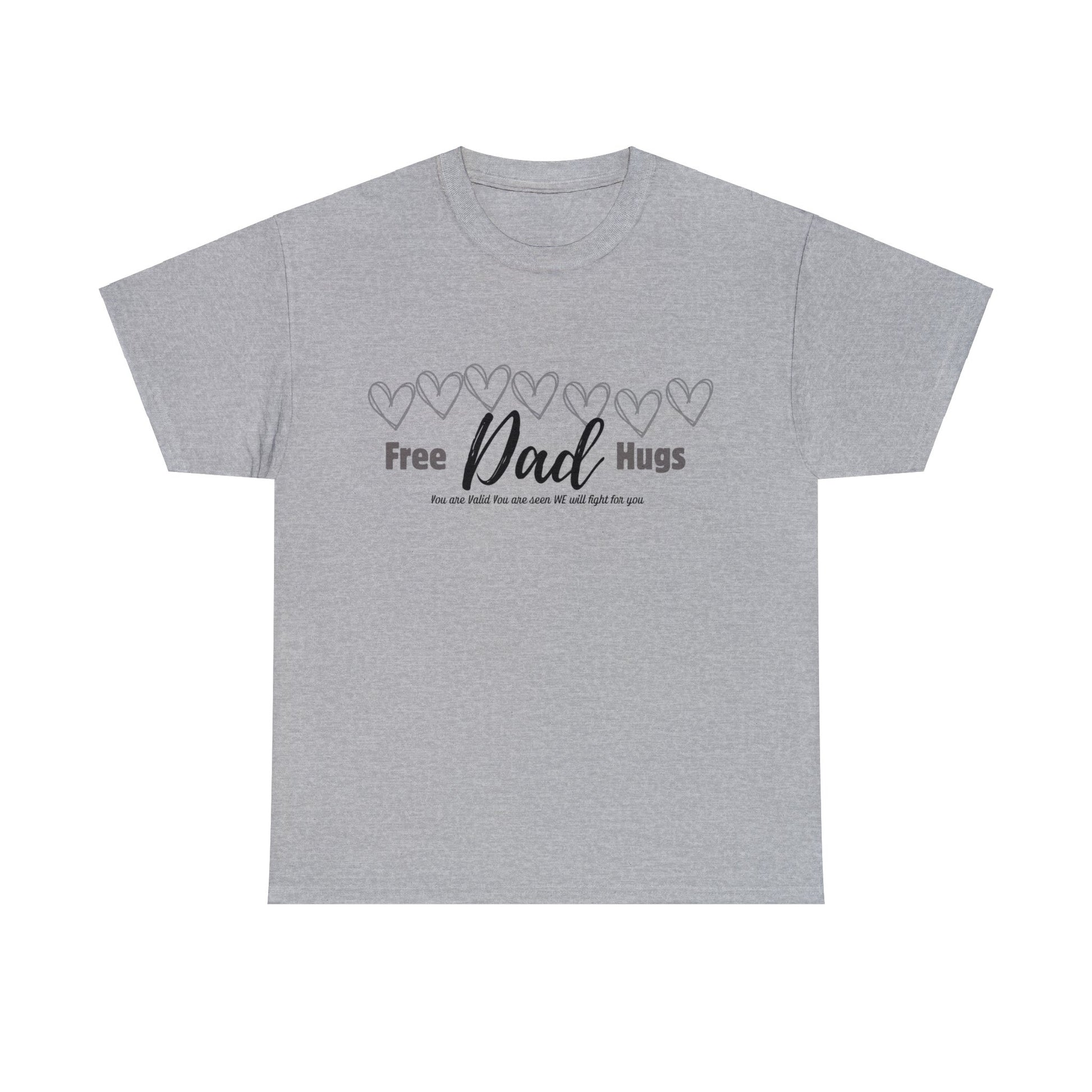 Spread Love and Warmth: "Free Dad Hugs" Shirt T-Shirt Printify   