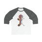 Do you know the muffin man? Unisex 3\4 Sleeve Baseball Tee Long-sleeve Printify White/Asphalt L 