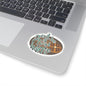 Don't be a twat waffle Kiss-Cut Sticker Paper products Printify 3" × 3" Transparent 