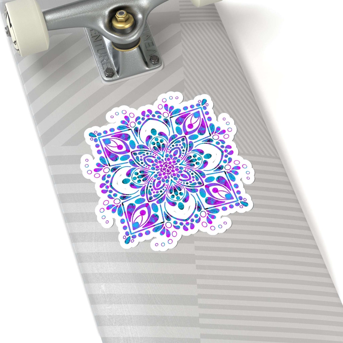 90’s Mandala Kiss-Cut Sticker Paper products Printify   