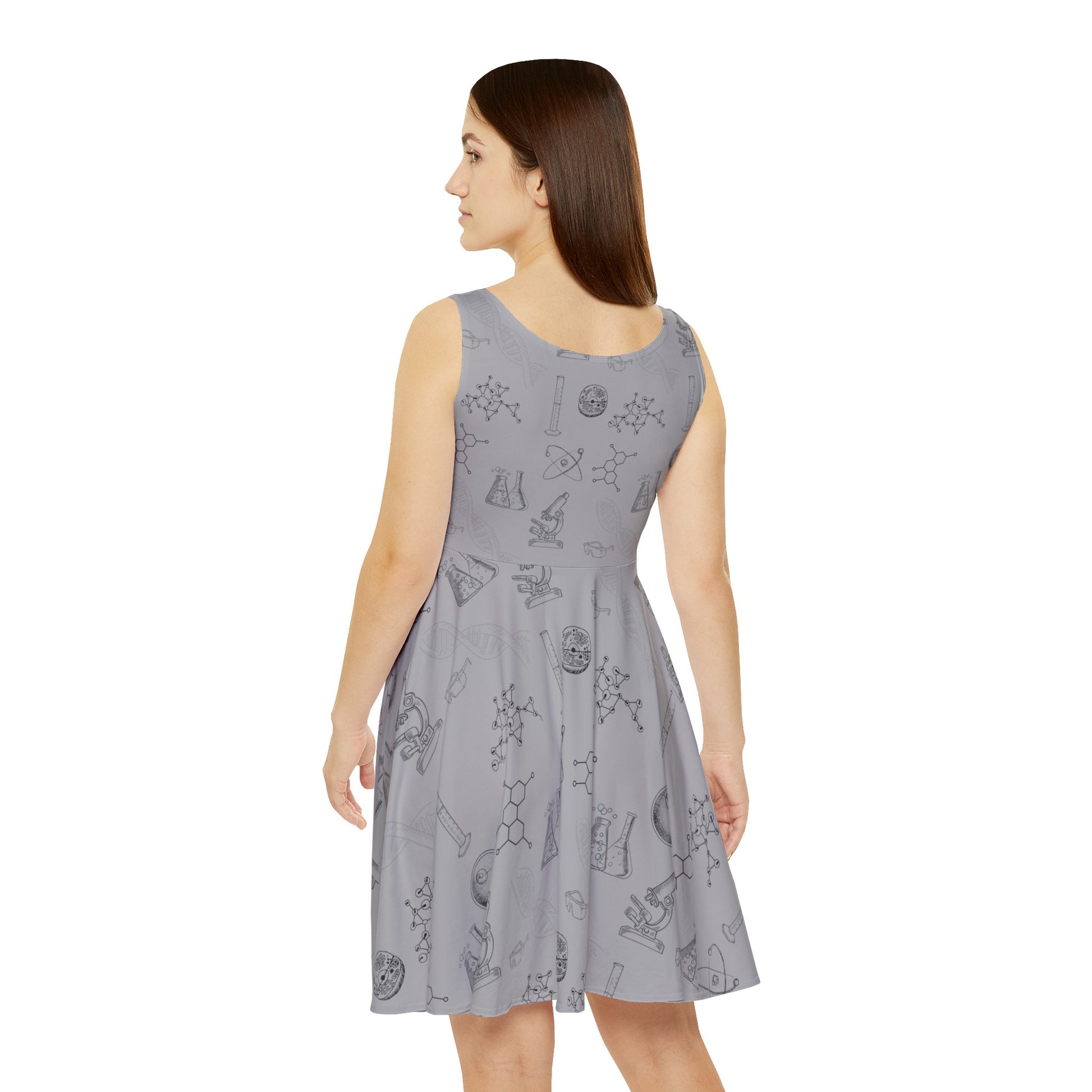 Science Women's Skater Dress (AOP) All Over Prints Printify   