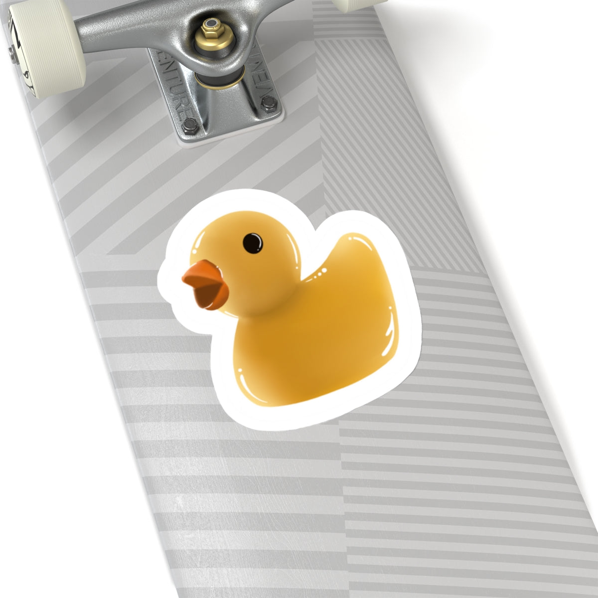 Rubber duckie Kiss-Cut Sticker Paper products Printify   