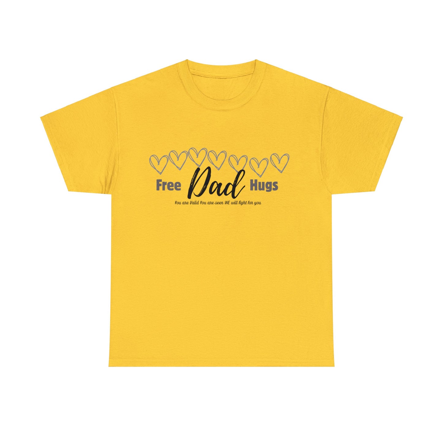 Spread Love and Warmth: "Free Dad Hugs" Shirt T-Shirt Printify   