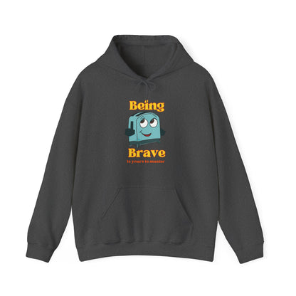 Brave little toaster Hoodie Hoodie Printify Dark Heather S 