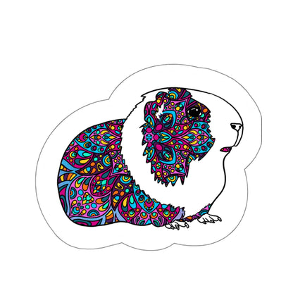 guinea pig Kiss-Cut Sticker Paper products Printify   