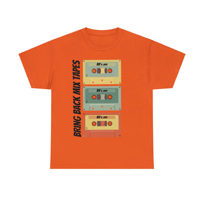 Bring back Mix tapes T shirt T-Shirt Printify Orange S 