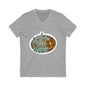 Don’t be a tear waffle Unisex Jersey Short Sleeve V-Neck Tee V-neck Printify XS Athletic Heather 