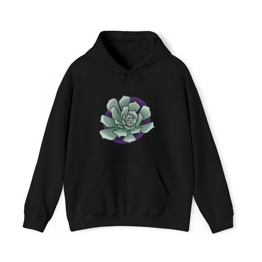 succulent Unisex Heavy Blend™ Hooded Sweatshirt Hoodie Printify Black S 