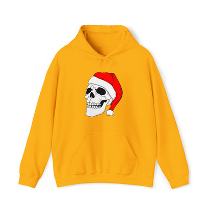 Santa Skull Unisex Heavy Blend™ Hooded Sweatshirt Hoodie Printify Gold 3XL 