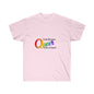 Far too Queer Pride Unisex Ultra Cotton Tee T-Shirt Printify Light Pink S 