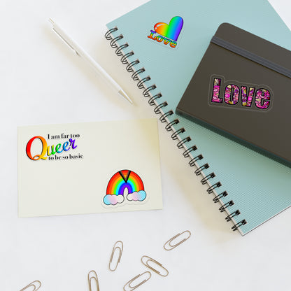 Pride gear Sticker Sheet Paper products Printify   