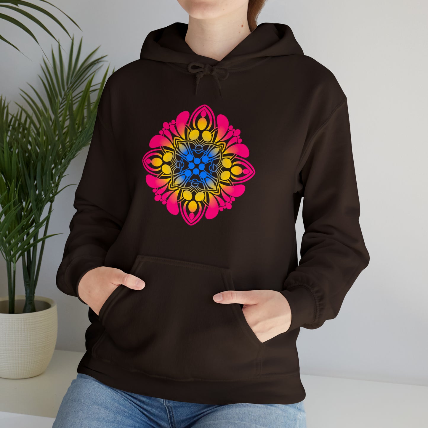 pansexual pride Unisex Heavy Blend™ Hooded Sweatshirt Hoodie Printify   