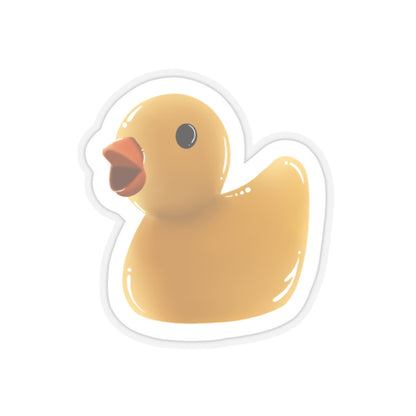 Rubber duckie Kiss-Cut Sticker Paper products Printify   