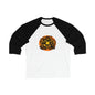 Buddha Unisex 3\4 Sleeve Baseball Tee Long-sleeve Printify White/Black XS 