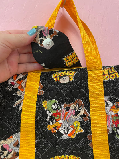 Small looney tunes tote bag Bags April & Mae designs and alterations   