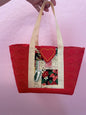 Small Christmas Tote bag Bags April & Mae designs and alterations   