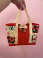 Small Christmas patch tote bag Bags April & Mae designs and alterations   